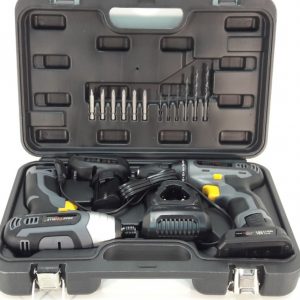 SET DE TALADROS DE BATERIA 18V