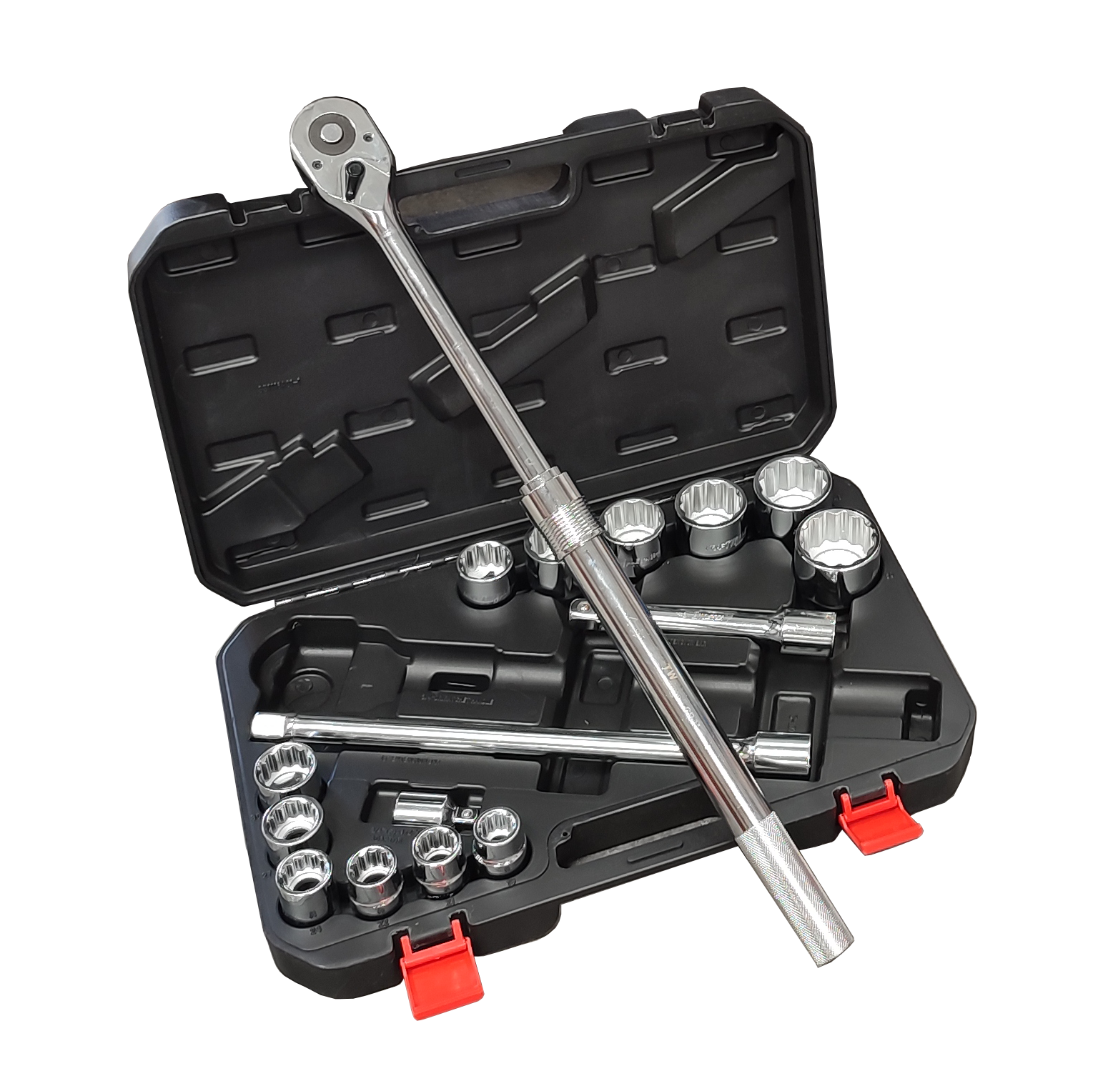 Set Impacto 3/4 con Carraca telescópica 18 piezas KraftWelle