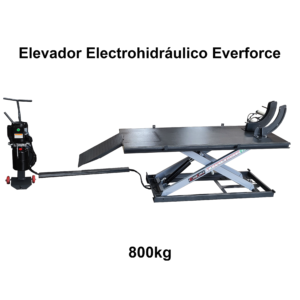 elevador electrohidraulico de motocicletas