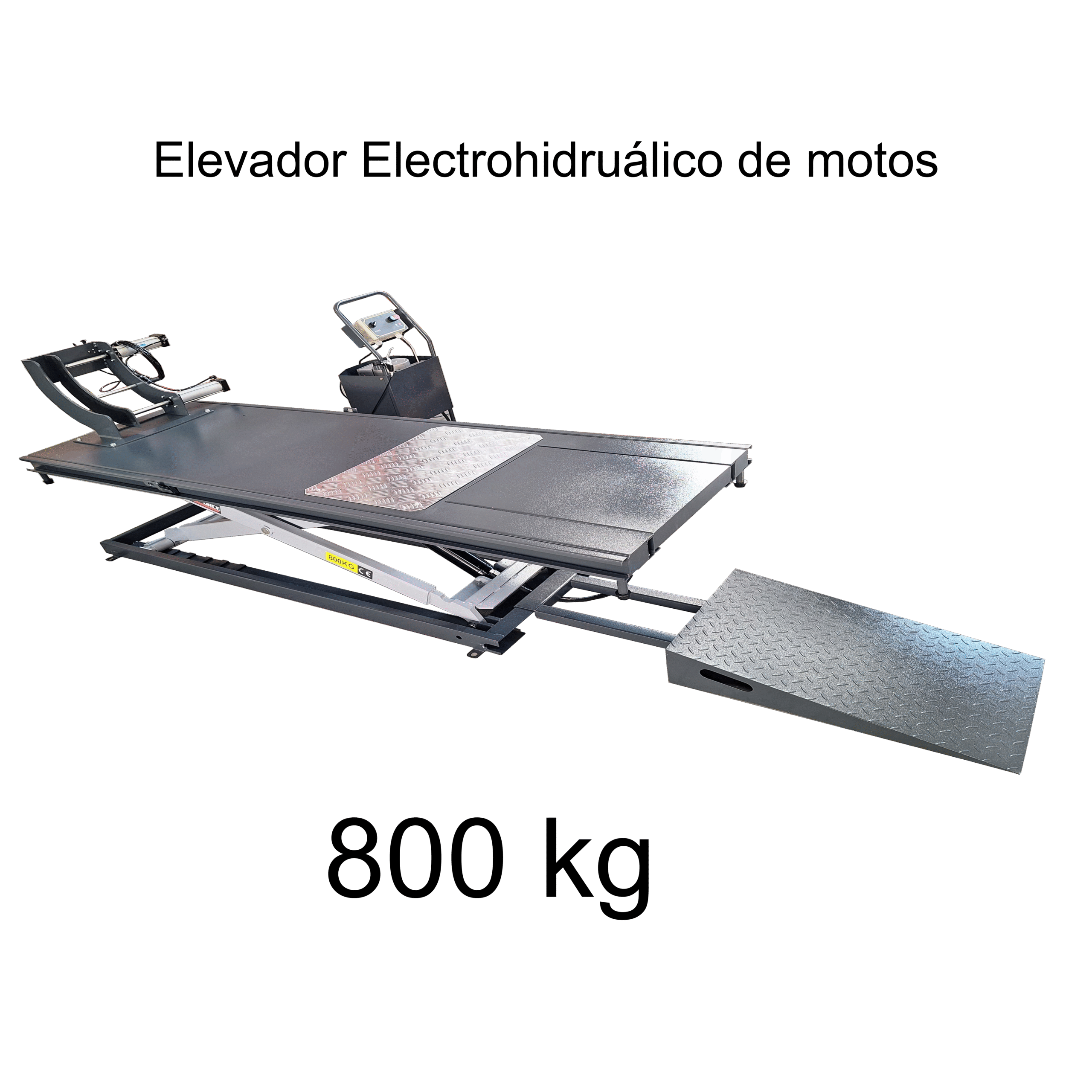 Elevador Profesional de Motos Electrohidráulico - 800 kg