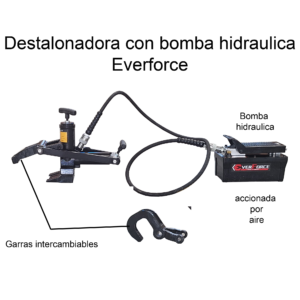 Destalonadora de llantas para camiones y tractores