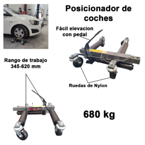 Posicionador hidráulico de vehículos