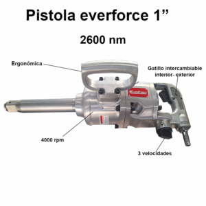 Pistola de Impacto Neumática Everforce 1”