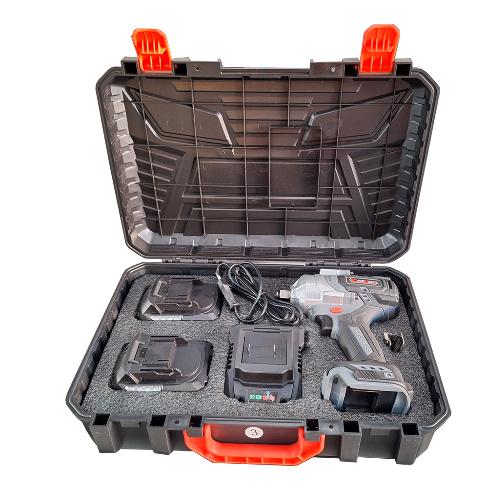 Pistola de impacto 1000 Nm doble batería Everforce - Imagen 2